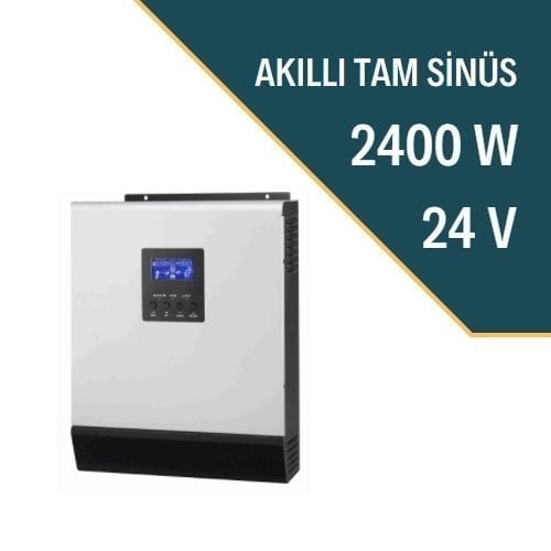 3KVA/2400W 24V Tam Sinüs Akıllı İnverter