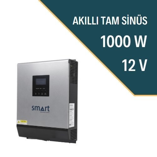 1KVA 12V Tam Sinüs Akıllı İnverter