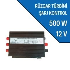 500W-12V Rüzgar Türbin Şarj Kontrol Cihazı