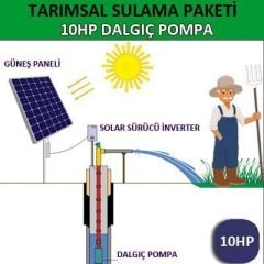 10HP Dalgıç Pompa - Tarımsal Sulama Sistemi