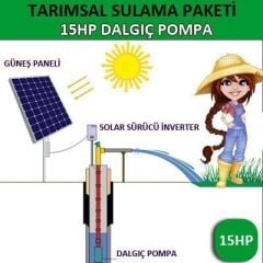 15HP Daldıç Pompa - Tarımsal Sulama Sistemi