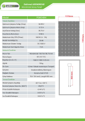 SOLINVED 340 W MONOKRİSTAL GÜNEŞ PANELİ