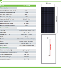 SOLINVED 400 W MONOKRİSTAL GÜNEŞ PANELİ