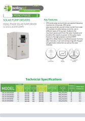 SOLINVED 3 HP 1.5 kW MONOFAZE (1x220) SOLAR POMPA SÜRÜCÜ