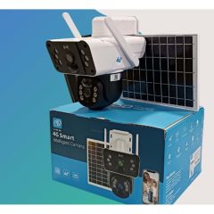 O-KAM-3915 4G 6MP DUAL LENSLİ GÜNEŞ PANELLİ SOLAR KAMERA
