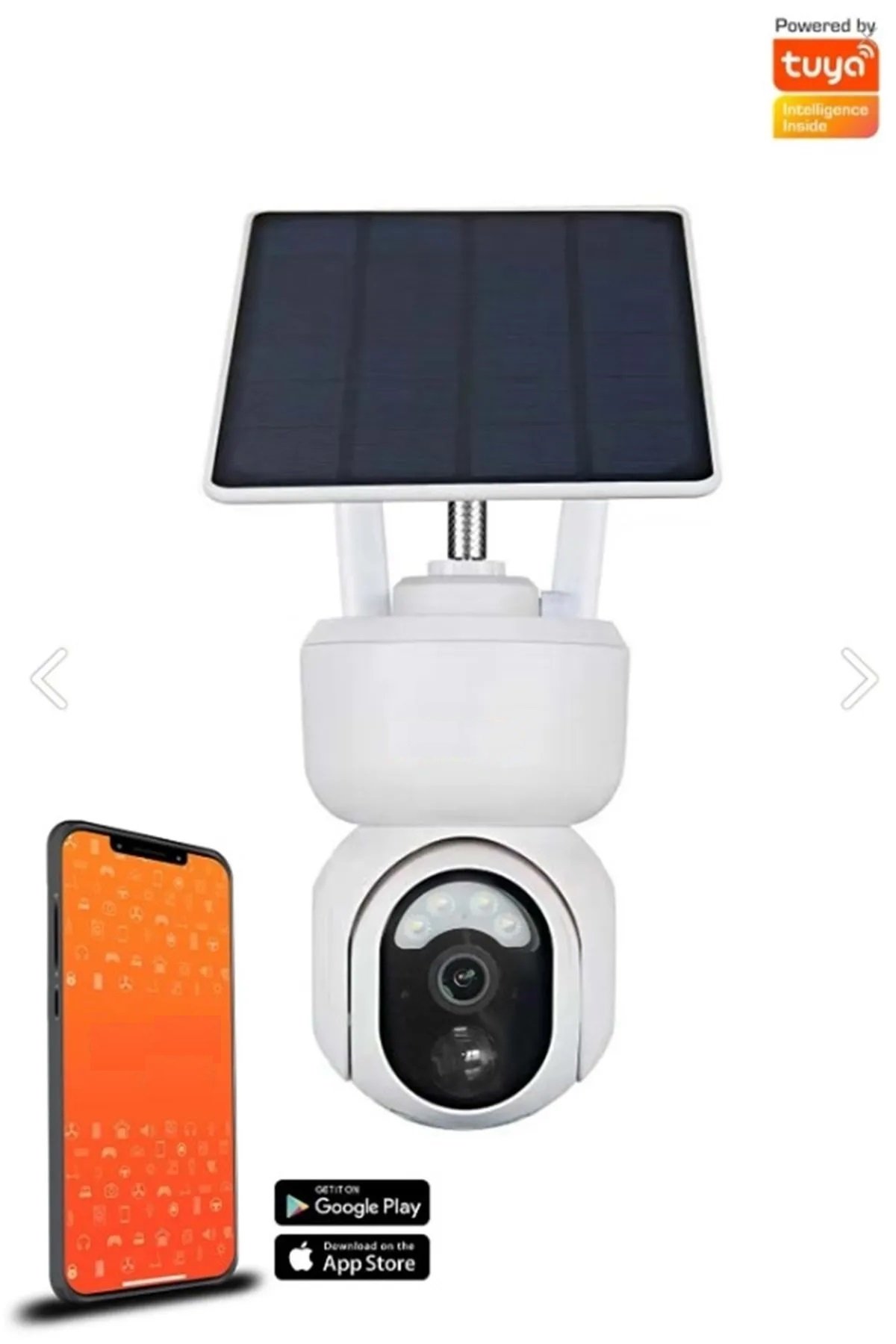 TEK KAMERALI 4G SİM KARTLI GÜNEŞ ENERJİLİ 360° DIŞ ORTAM AKILLI KAMERA